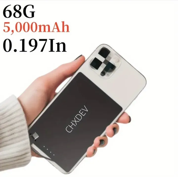 CHXDEV Slim 5000mAh Power Bank